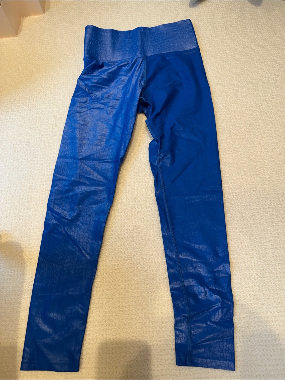Carbon38 Blue High-Waist Leggings